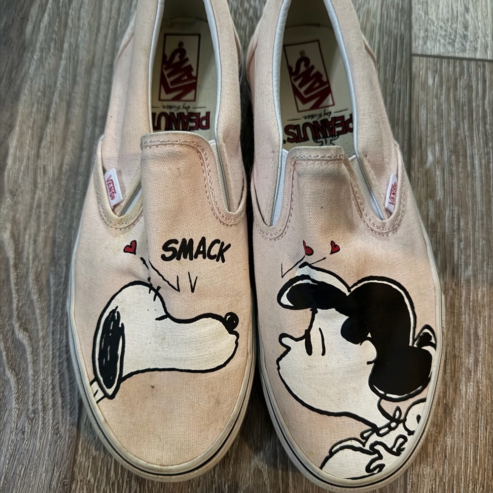 Vans X Snoopy Unisex Slip-On Sneakers